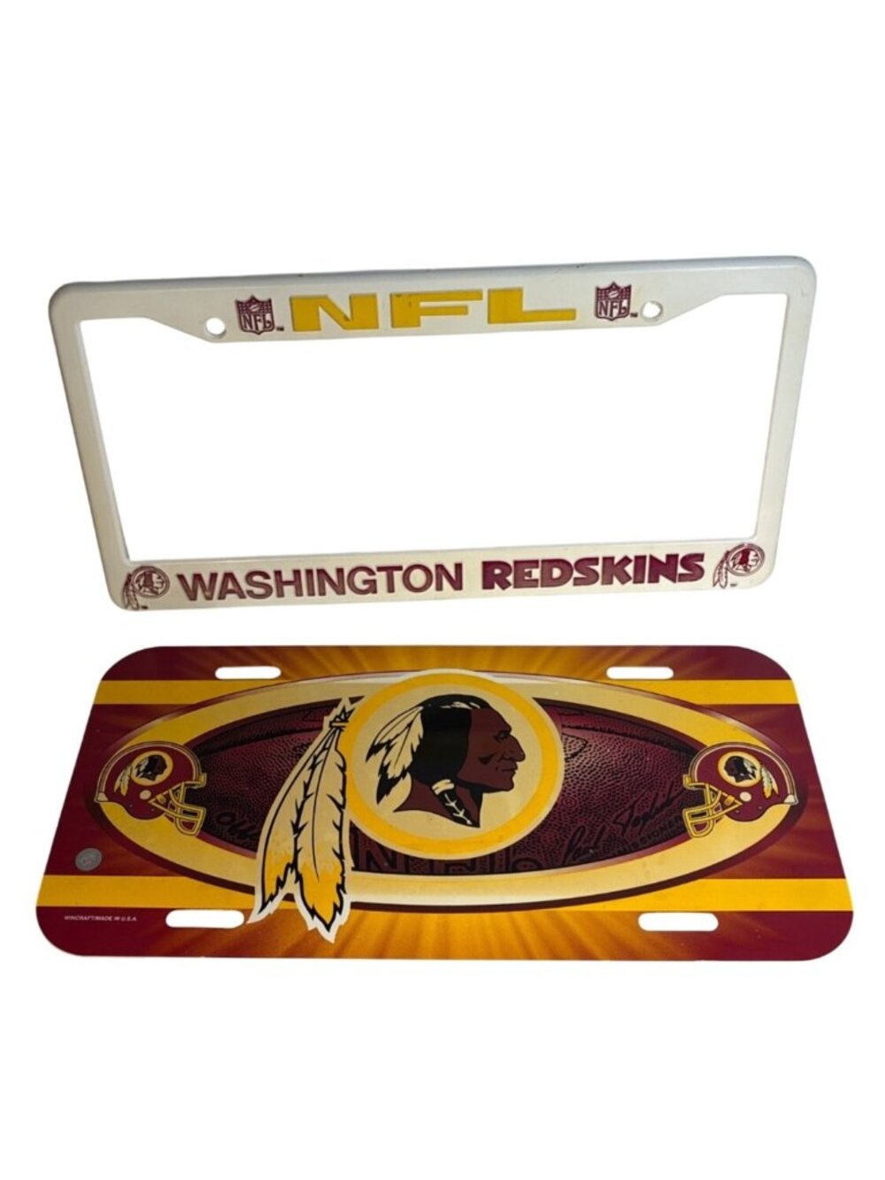 Washington NFL License Plate Frame & Tag Set By WinCraft